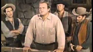 Bonanza S2 E9 Breed Of Violence Ben Cartwright, Little Joe