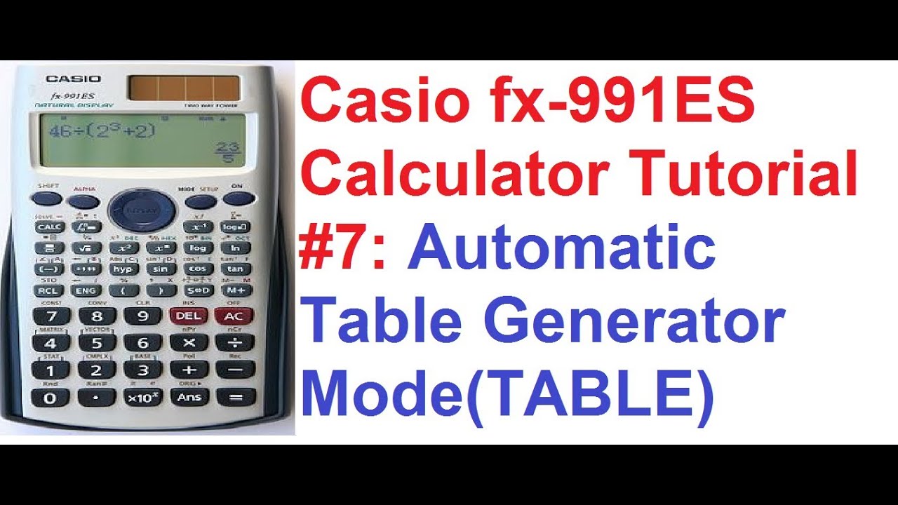 Calculus Calculator Casio Programs