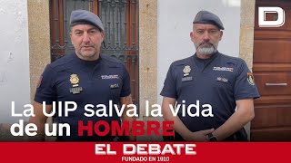 Policías De La Uip Salvan La Vida De Un Hombre Cuando Esperaban A Desfilar Ante Marlaska