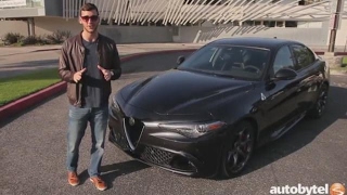 2017 Alfa Romeo Giulia Quadrifoglio Test Drive Video Review - 505 HP Luxury Sedan