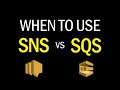 SNS vs SQS Comparison? Whats the difference? | Learn with a practical example