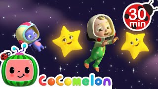 Twinkle Twinkle Little Star⭐ | Cocomelon - Animal Time | Cartoons & Nursery Rhymes | Moonbug Kids