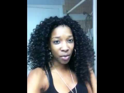 Crochet Weave Trial - YouTube