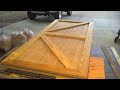 Custom Shed Door Designed and Built in one short video.