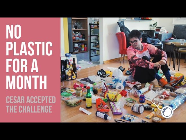 Guy gives up plastic for a month - Video