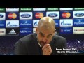 Pep Guardiola reaction Arsenal vs Bayern Munich