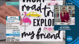 American Crafts Phrase Thickers Foam Stickers Bundle