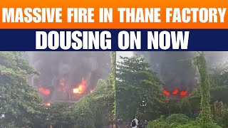 Mive Fire At Dombivli Garment Factory Fire Tenders Rush To Midc Site News9