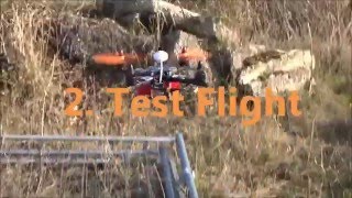 Flyduino Kiss Race Quad - Second Flight