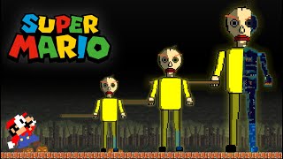 Part 2 Baldis Basics Vs Super Mario & Toki Dog Game Animation Maze Baldi