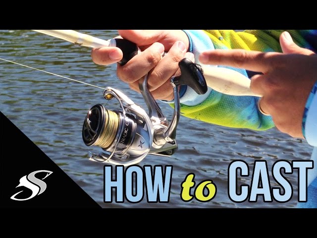 Watch How to Cast a Spinning Reel/Rod - For Beginners on YouTube.