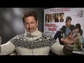 Gerard Butler strips off during interview!
