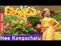 Donga Alludu Telugu Movie Songs | Nee Konguchatu Video Song | Suman, Soundarya | V9videos