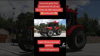 fs20 Tümosan ful modifiyeli traktorumuz #farmingsimulator20 #masseyferguson #far