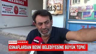 Esnaflardan Besni̇ Beledi̇yesi̇ne Büyük Tepki̇