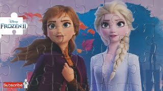 Frozen Puzzle With Disney Elsa And Anna 48 Pieces