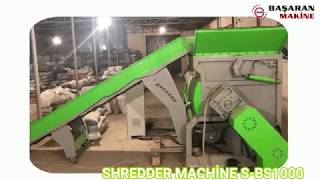 Si̇ngle Şaft Shredder P100 Plastik Boru Başaran Maki̇na