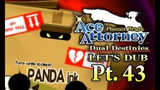 Phoenix Wright Dual Destinies Let's Dub Pt 43: The Scuttliest of Butts