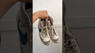 Cleaning Nike Blazer 77 Mid I Found At The Thrift Store