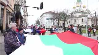 Перекрыли дорогу-1, 9-й митинг-шествие, Болгария-зона мира! 5.04.2015