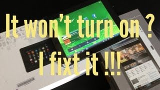 my android tablet wont turn on how to fix 04:37