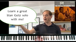 Learn Stan Getzs Pennies From Heaven Solo By Ear