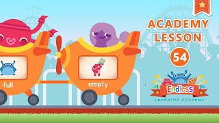 Endless Learning Academy - Lesson 54 - Clean, Dirty, Different, Full, Empty Originator Games