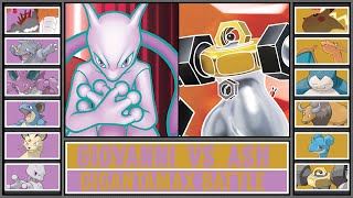 Gigantamax Pokémon Battle Giovanni Vs Ash Ketchum