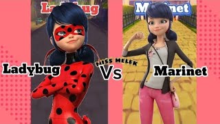 Ladybug Vs Mari̇net In The Game Mi̇ss Melek