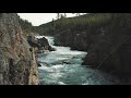 Fly fishing the Firehole River in Yellowstone National Park.