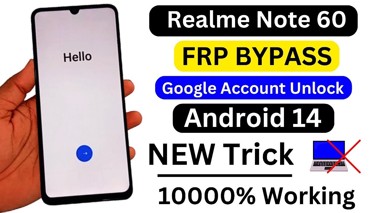 Realme Note 60 FRP Bypass Without Pc | Realme Note 60 Realme Note 60 FRP Bypass Without Pc | Realme Note 60