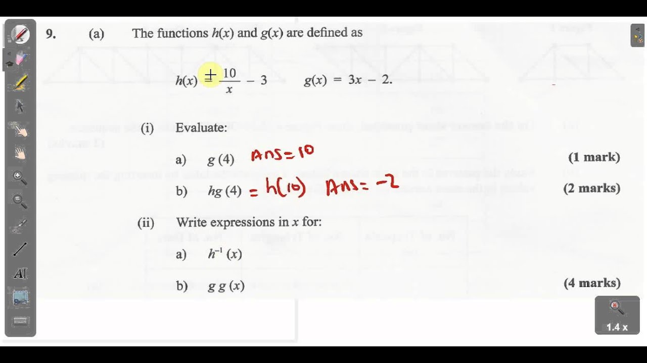 CSEC CXC Maths Past Paper 2 Question 9a January 2014 Exam Solutions. ACT Math, SAT Math, YouTube