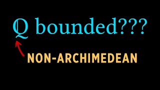 Is There a NON-Archimedean Ordered Field? | COUNTEREXAMPLES in Analysis | E3