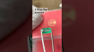 3.35 Ct, Excellent Emerald Cut, Natural Green, Emerald Faceted Stone From Afghanistan Pansher,