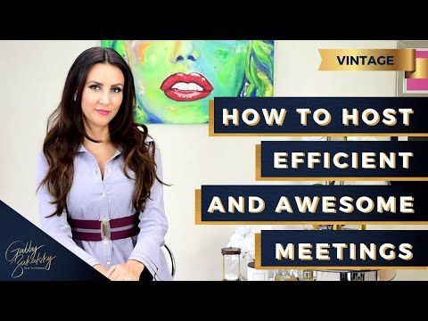 VIDEO : how to host efficient and awesome meetings - how tohow tohostefficient and awesomehow tohow tohostefficient and awesomemeetingshttps://www.youtube.com/watch?v=ma5rshvoxto&t=2s. have you ever heard ...