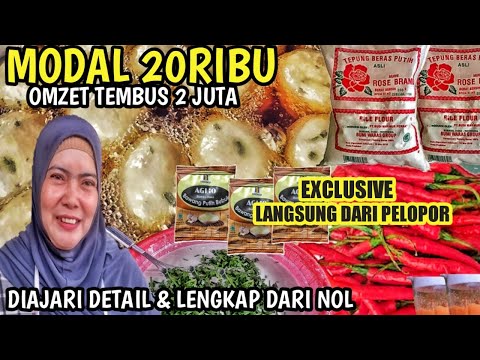 MODAL SEUPRIT 20RIBU JADI JUTAAN! IBU PEDAGANG HEBAT BUKA RESEP CARA BUAT DETAIL LENGKAP! IDE JUALAN