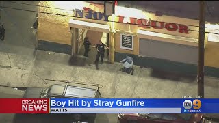 7-Year-Old Child Injured In Watts Shooting
