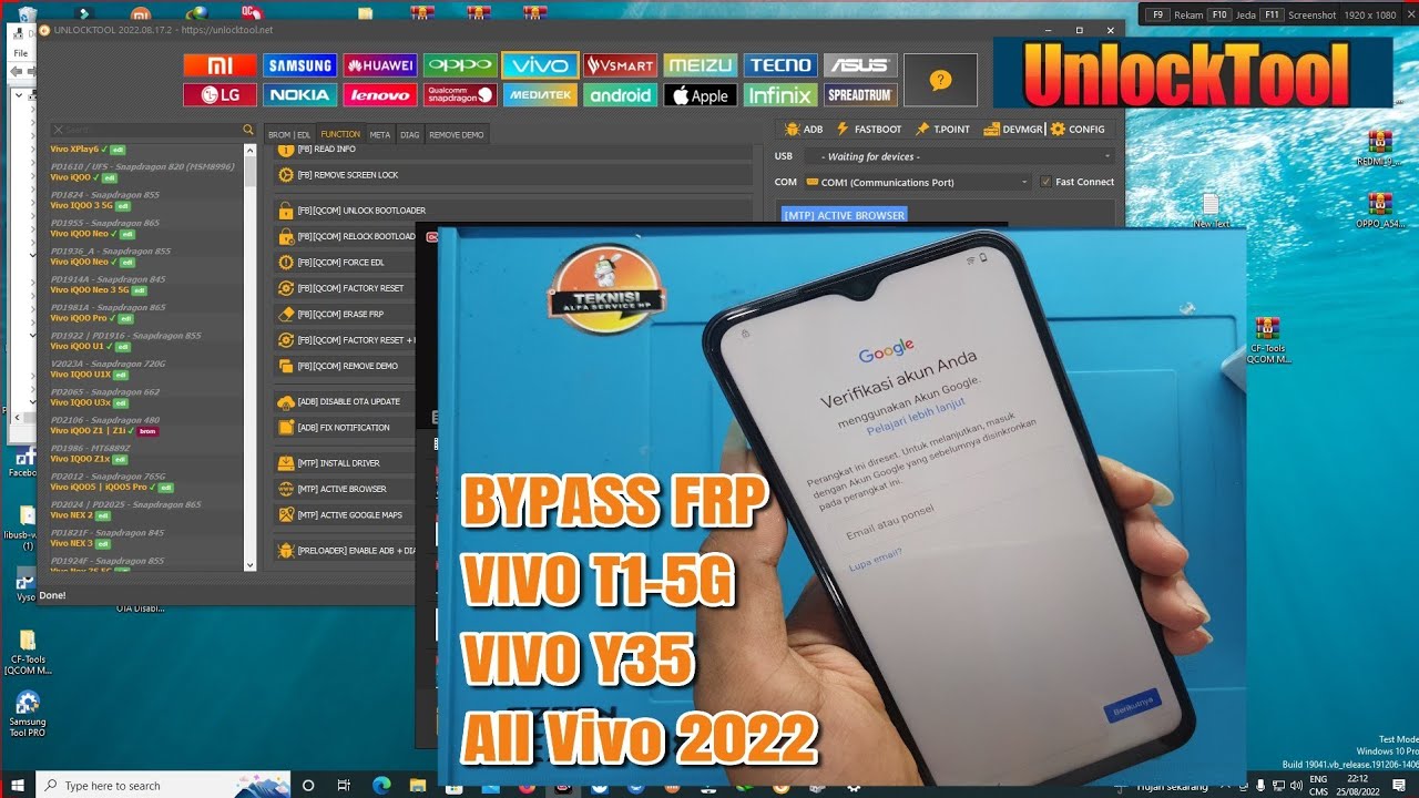 VIVO Y35 (V2205) Frp Bypass Android 12 Update 2022 // BY VIVO Y35 (V2205) Frp Bypass Android 12 Update 2022 // BY