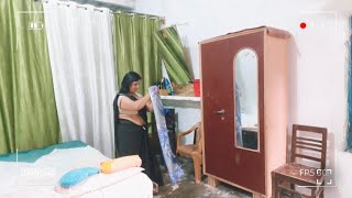Saree Vlog Desi Housewife Early Morning Busy Routine Cleaning Vlog सबह 500 ऍम घर क कम..