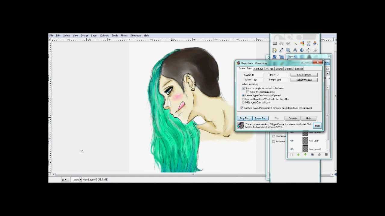 Drawing a half shaved head: experiment. - YouTube