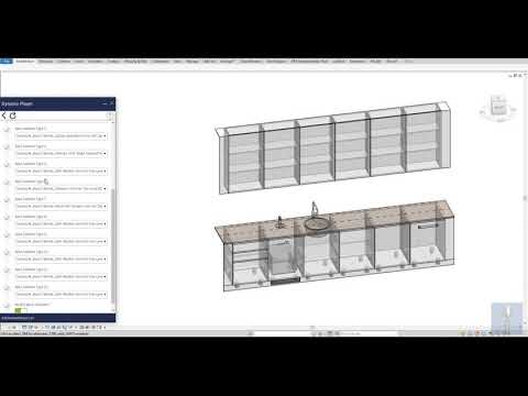 Interior Design. BIM Modelling Automation. Office Kitchenette Configurator in Revit with Dynamo