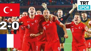 Türkiye - Fransa 2-0 Euro 2020 Maç Özeti Türkçe  Hd