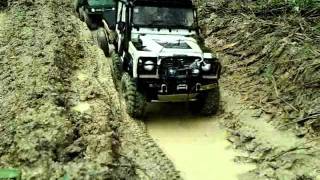 16 Trucks:RC Trail Scale Adventures at Devils Backbone Land Rover Defender D90 Axial Wraith Highlift