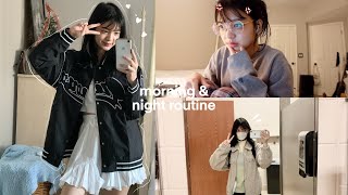 Morning & Night Routines What I Eat, Skincare Routines, Studying & Grocery Shopping