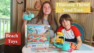 Burgkidz Kids Beach Toys🌞Dinosaur Sand Toy Set👈