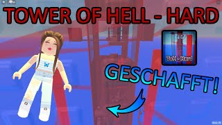GESCHAFFT! Ich spiele TOWER OF HELL - HARD in Roblox! + Verlosung (Deutsch) | Ro