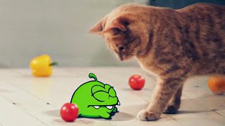 Om Nom And Cat Om Nom Monster Cartoon For Kids