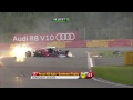 Spa 24h 2014, Massive crash between 2 Ferrari's (Aftermath)