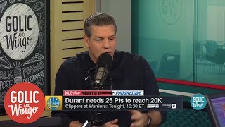 Mike Ic Gives Kevin Durant An Early Congratulation Ic And Wingo Espn