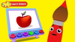 Toddlers Learn Colors With Petey Paintbrush Early Learning Videos For Baby Development & Education